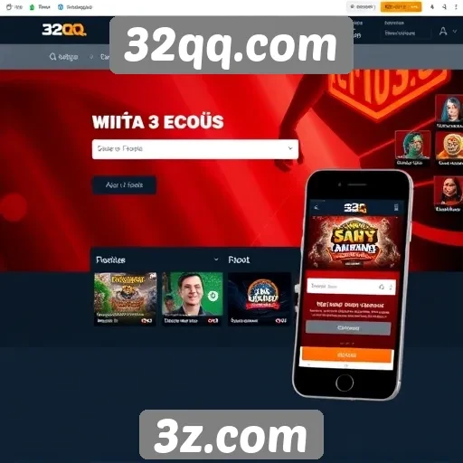 Interface do 32qq.com é otimizada para dispositivos móveis